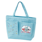 Ｗポケット保温保冷帆布ランチバッグ