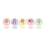 「マクロスΔ × Chugai Grace Cafe」トレーディングアクリルコースター（C）2015 BIGWEST