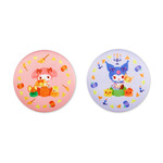 「ピューロハロウィングッズ」布缶バッジ各440円(税込)_マイメロディ、クロミ(C)2021 SANRIO CO., LTD. TOKYO, JAPAN 著作 株式会社サンリオ