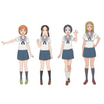 TVアニメ『ちおちゃんの通学路』のキャラクターカラー設定画公開！