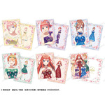 「描き下ろしイラスト 桜ドレスver. クリアファイル（全6種）」各440円（税込）（C）春場ねぎ・講談社／映画「五等分の花嫁」製作委員会（C）KODANSHA