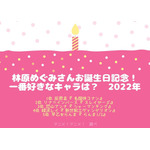 [林原めぐみさんが演じた中で一番好きなキャラクターは？ 2022年版]TOP５