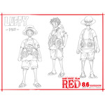 『ONE PIECE FILM RED』映画オリジナル“フェス衣裳”ルフィ（C）尾田栄一郎／2022「ワンピース」製作委員会　