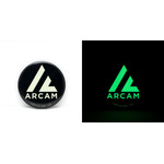 「高発光缶バッジ ARCAM」価格：880円（税込）（C）2021 たかしげ宙、皆川亮二・小学館／スプリガン Project