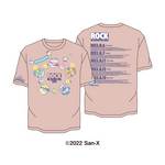 「ROCK IN JAPAN FESTIVAL 2022×すみっコぐらし」コラボレーショングッズ Tシャツ（すみっコぐらし ピンク）