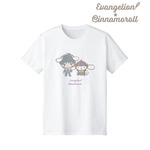エヴァンゲリオン×シナモロール「Tシャツ」各 4,180円（税込）EVANGELION (C) khara (C) 2022 SANRIO CO., LTD. L