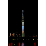 「そらのおばけのナイトパーク in TOKYO SKYTREE」特別ライティング（C）2022 SANX CO., LTD. ALL RIGHTS RESERVED. （C）TOKYO SKYTREE