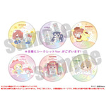 「私に天使が舞い降りた！×サンリオキャラクターズ」缶バッジ（全6種+シークレット） 500円(税込)（C）椋木ななつ・一迅社／わたてん製作委員会（C）椋木ななつ・一迅社／わたてんプレフレ製作委員会