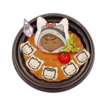 サンリオキャラクターズ×キングオブプリズムSSSコラボカフェ「おやすみアレクの赤ちゃんカレー」（C）2022 SANRIO CO., LTD. APPROVAL NO. L632851（C）T-ARTS/syn Sophia/エイベックス・ピクチャーズ/タツノコプロ/キングオブプリズムSSS製作委員会