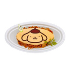 サンリオキャラクターズ×キングオブプリズムSSSコラボカフェ「岡山名物ひるぜん焼きそば on プリン型オムレツ」（C）2022 SANRIO CO., LTD. APPROVAL NO. L632851（C）T-ARTS/syn Sophia/エイベックス・ピクチャーズ/タツノコプロ/キングオブプリズムSSS製作委員会