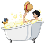 「LUSH×ONE PIECE」麦わらのォ～バブル （バブルバー）（C）Eiichiro OdaShueisha, Toei Animation