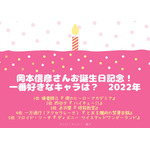 [岡本信彦さんが演じた中で一番好きなキャラクターは？ 2022年版]ランキング1位～5位を見る