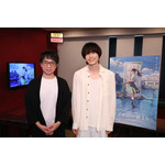『すずめの戸締まり』新海誠監督と宗像草太役・松村北斗（C）2022「すずめの戸締まり」製作委員会