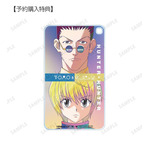 『HUNTER×HUNTER』レオリオ＆クラピカ Ani-Art clear label 第2弾 スクエアアクリルキーホルダー AMNIBUS限定特典（C）P98-22（C）V・N・M