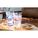 「アニメージュとジブリ展」アデリアグラス　各1,320円（C）Studio Ghibli（C）Kanyada