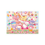 サンリオピューロランド「Sweets Puroland～フレフレ★ピューロ学園～」クリアファイル横（C）2022 SANRIO CO., LTD. TOKYO, JAPAN