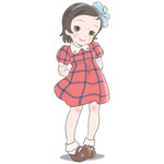 映画『窓ぎわのトットちゃん』トットちゃんビジュアル　（C）黒柳徹子／2023 映画「窓ぎわのトットちゃん」製作委員会