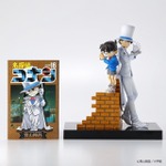 小学館 × バンダイのジオラマフィギュア「『名探偵コナン』DETECTIVE VOICE FIGURE 江戸川コナン vs 怪盗キッド」（C）青山剛昌／小学館