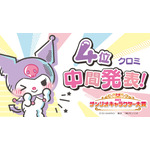 「2023年サンリオキャラクター大賞」中間順位4位「クロミ」（C）’23 SANRIO S/D・G SP-M 著作（株）サンリオ