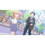 『うちの会社の小さい先輩の話』第1話「うちの会社の先輩は小さくて可愛い」先行場面カット（C）斎創・竹書房／「うちの会社の小さい先輩の話」製作委員会