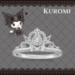 【サンリオキャラクターズ】KUROMI　リング（C）2023 SANRIO CO., LTD. APPROVAL NO. L641844