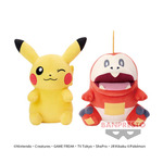 ポケットモンスター もふぐっと つれてってぬいぐるみ～ピカチュウ・ホゲータ～（C）Nintendo・Creatures・GAME FREAK・TV Tokyo・ShoPro・JR Kikaku （C）Pokémon