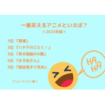 [一番笑えるアニメといえば？ 2023年版]ランキング1位～5位