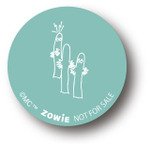 「ムーミンマーケット2023」購入ノベルティ 缶バッジ ニョロニョロ（C）Moomin Characters™