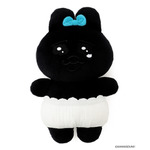 おぱんちゅうさぎ × ZOZOTOWN　ぬいぐるみ（BLACK）：4,400円（税込）（C）KAWAISOUNI!