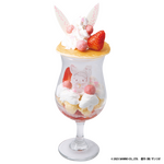 「ウィッシュミーメル×DOLLY MIX（どーりーみっくす）」ウィッシュミーメルのDOLLY BERRY MIXパフェ（C）2023 SANRIO CO., LTD. 著作（株）サンリオ