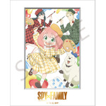 「WIT×CLW アニメ SPY×FAMILY SHOP」有償特典「描き下ろしビジュアルブロマイドフレームセット お絵描き ver.」（C）遠藤達哉／集英社・SPY×FAMILY製作委員会