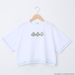 サンリオグリーン短丈刺繡Ｔシャツ（C） 2024 SANRIO CO ., LTD. APPROVAL NO. L651529