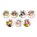 コラボカフェ「劇場版『ウマ娘 プリティーダービー 新時代の扉』× Chugai Grace Cafe」トレーディング缶バッジ（全7種／1個 440円／1SET[7個入] 3,080円）（C）2024 劇場版「ウマ娘 プリティーダービー 新時代の扉」製作委員会