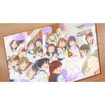 『菜なれ花なれ』第1話「抱え込み１回宙返り1回ひねり開脚一回伸身1回ひねり」先行場面カット（C）なれなれプロジェクト/菜なれ花なれ製作委員会