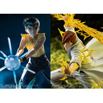 「ARTFX J 幽☆遊☆白書 浦飯幽助 Ver.2 1/8スケール 完成品フィギュア」「ARTFX J 幽☆遊☆白書 桑原和真 Ver.2 1/8スケール 完成品フィギュア」（C）Yoshihiro Togashi 1990年-1994年 （C）ぴえろ／集英社