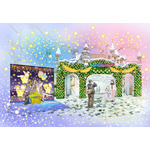 「Starry Starry Christmas Party」 フォトスポットイメージ画像（C）2024 SANRIO CO., LTD. TOKYO, JAPAN 著作 株式会社サンリオ