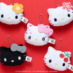 Happyくじ『HELLO KITTY 50th～ハッピーアニバーサリー★～』B賞「フェイスチャーム」（全5種）（C）2024 SANRIO CO., LTD. APPROVAL NO. E24101503