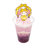 マイメロディの「シャイニングスター★ピンクレモンカルピスソーダ」（C）2024 SANRIO CO., LTD. TOKYO, JAPAN 著作 株式会社サンリオ