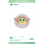 「Grogu Cutest In The Galaxy」アクリルカードコレクション（全10種） 715円（C）& TM Lucasfilm Ltd.