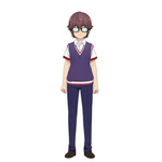 『かくして！ マキナさん!!』阿久津栄太：大地 葉