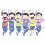 アニメ『おそ松さん』ビジュアル（C）赤塚不二夫／おそ松さん製作委員会