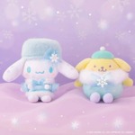 「Snow Fantasy むにゅぐるみマスコット」各2,200円（税込）（C）2025 SANRIO CO., LTD. APPROVAL NO.L656563