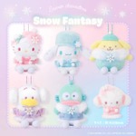 「Snow Fantasy むにゅぐるみマスコット」各2,200円（税込）（C）2025 SANRIO CO., LTD. APPROVAL NO.L656563