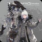 「NieR」シリーズコラボカフェ 特典コースター（C）SQUARE ENIX