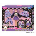 「クールなクロミ リカちゃん DX ワンピース＆ナイトウェアセット」
