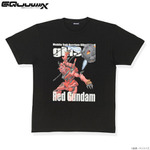 機動戦士Gundam GQuuuuuuX フルカラーTシャツ 赤いガンダム