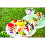 サンリオカフェに春の限定メニューが登場♪ アフタヌーンティーやインパクト大のハニトーも 画像