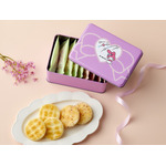 ハローキティ、マイメロディ、クロミが「もち吉」にやってきた！ おいしいお煎餅入りコラボ缶が登場♪ 画像