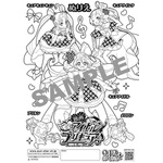 映画『キミとアイドルプリキュア♪』ぬりえチラシ（C）2025 映画キミとアイドルプリキュア♪製作委員会