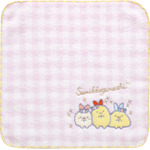 サンエックス「すみっコぐらし ミニタオル（夢みるしっぽず・ピンク）」（C）2025 SAN-X CO., LTD. ALL RIGHTS RESERVED.